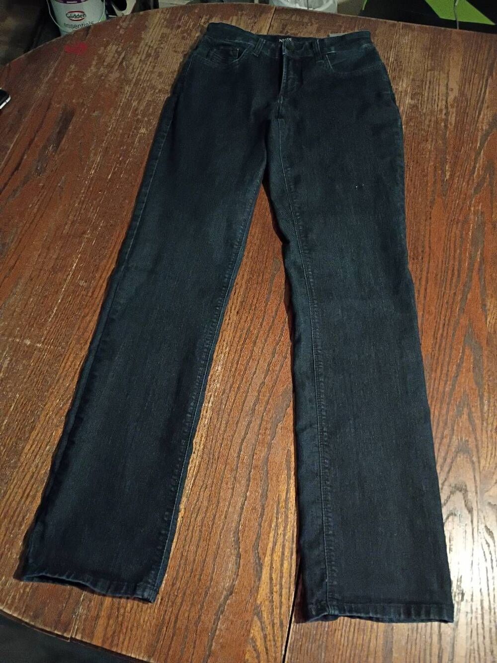 NYDJ Barbara Bootcut Jeans Size 4 Dark Blue Wash Lift Tuck Denim